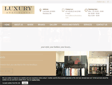 Tablet Screenshot of luxurybratislava.com